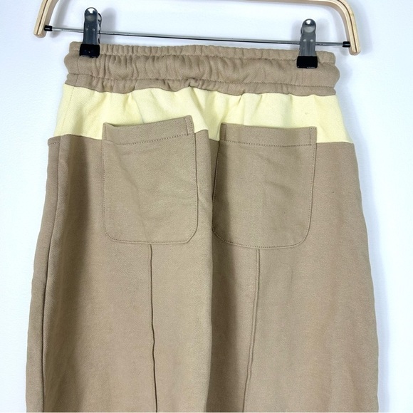 KIJUN NEO-STANDARD WILD ROSE JERSEY SKIRT BEIGE SIZE S KOREAN BRAND - Picture 12 of 13
